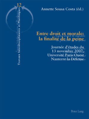 cover image of Entre droit et morale